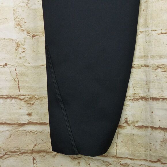 Spyder Active Leggings Womens M Black High Rise Ankle Scuba Altered Crop Hem 24” - Picture 11 of 11